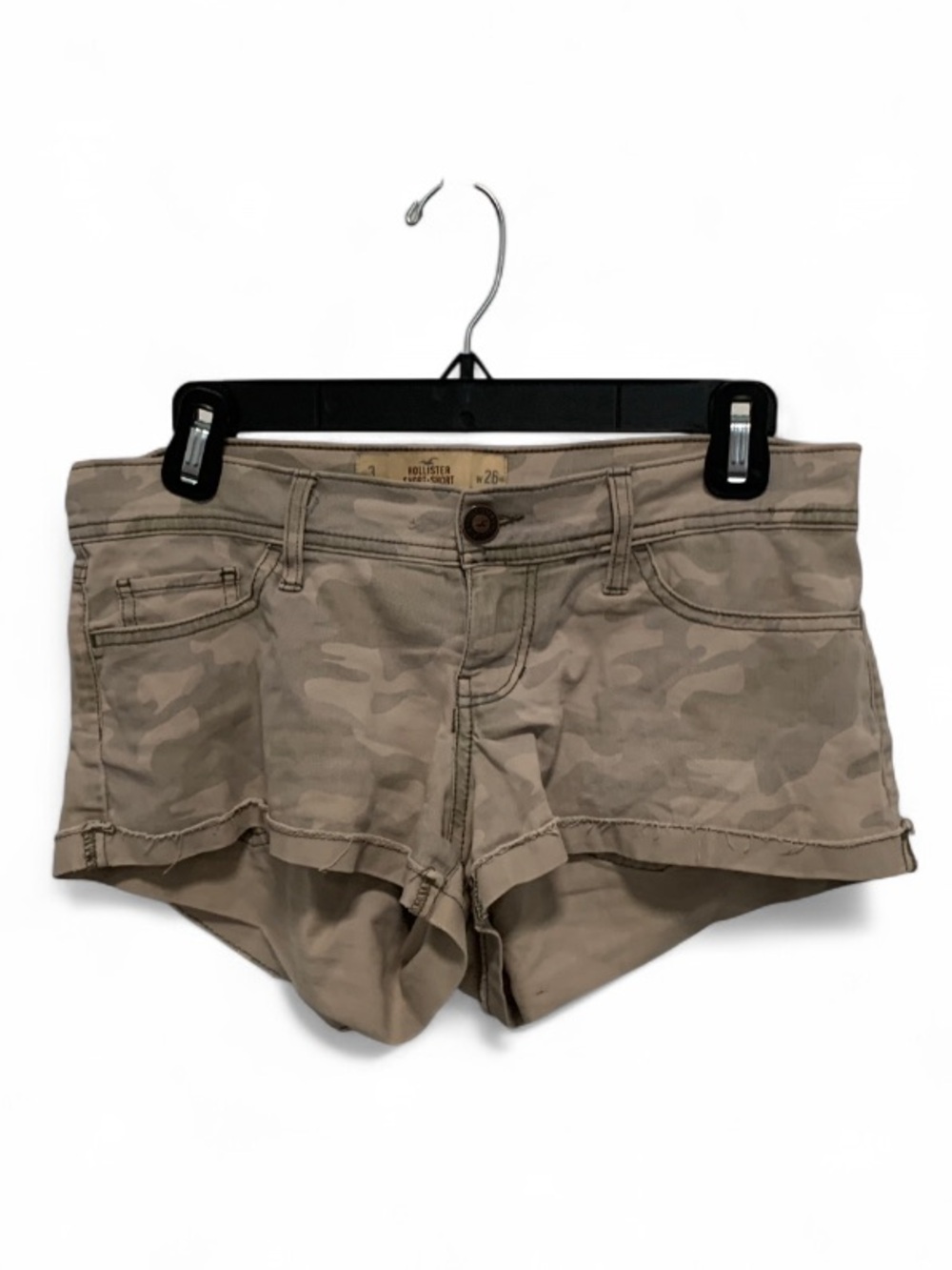 Y2K Hollister Camo Low-Rise Shorts